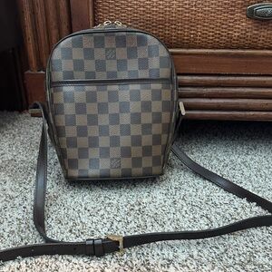 Louis Vuitton  Damier Ebene Ipanema Crossbody or Shoulder Bag